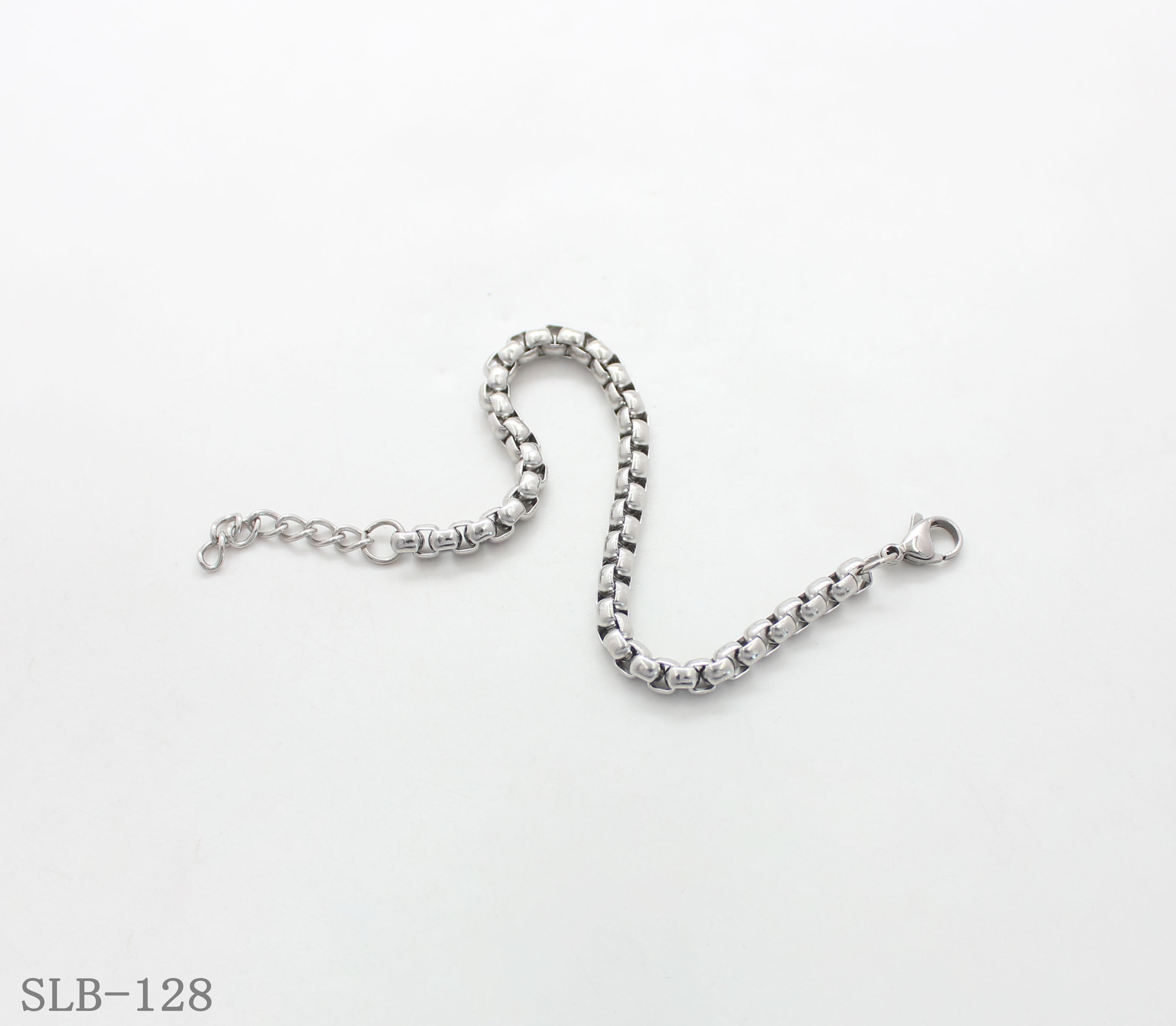 Smooth Round Box Chain Adjustable Stainless Steel Minimalist Daily Bracelet | Factory Direct Wholesale