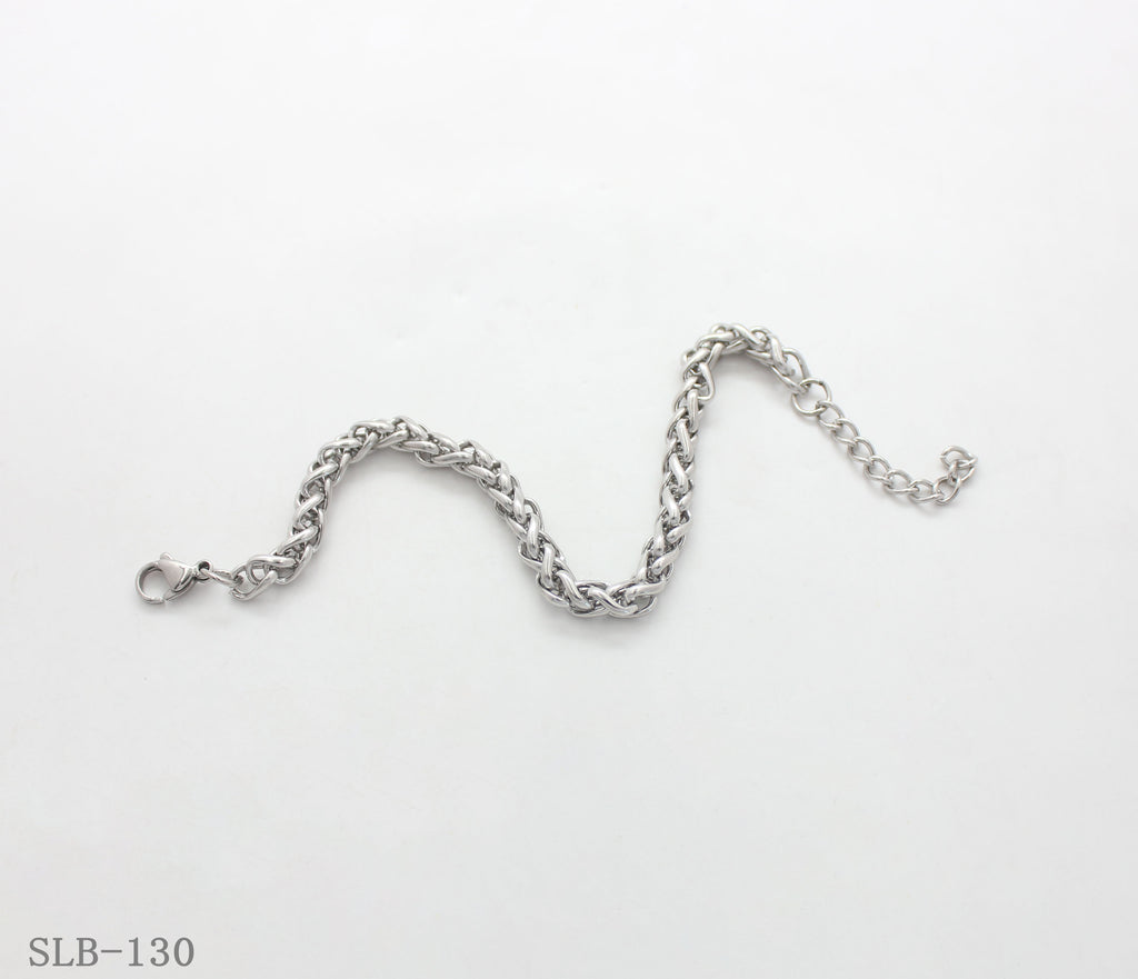 Intricate Braided Wheat Chain Adjustable Stainless Steel Minimalist Bracelet | Factory Direct Wholesale