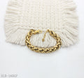Solid Chunky Polished Cuban Link Bracelet | Solid Stainless Steel Vacuum Ion Gold Plated Lobster Clasp Adjustable Women Heavy Statement Stacking Wrist Chain Factory Wholesale