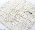 Two-Tone Double Layer Bean Drop Mixed Chain Stainless Steel Layering Necklace | Factory Direct Wholesale