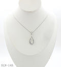 Adjustable Hollow Teardrop Pendant Fine Snake Chain Stainless Steel Layering Necklace | Factory Direct Wholesale