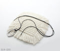 110CM Sliding Adjustable Black Wax Cord Irregular Hollow Stainless Steel Pendant Long Casual Necklace | Factory Direct Wholesale