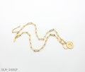 Vintage‑Chic Paperclip Chain Heart‑Link Moon North Star Medallion Adjustable Stainless Steel Necklace | Factory Direct Wholesale