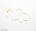 Flat Snake Chain Station Bead Layering Necklace | Solid Stainless Steel Vacuum Ion Gold Plated Slim Smooth Dotted Women Blank Clavicle Chain Factory Wholesale
